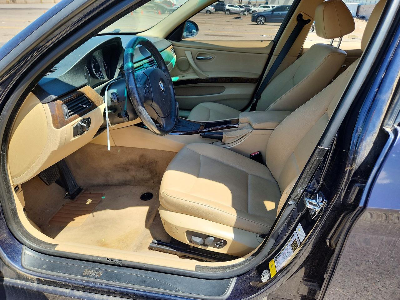 2008 Bmw 328 I Blue vin: WBAVA33538KX87714