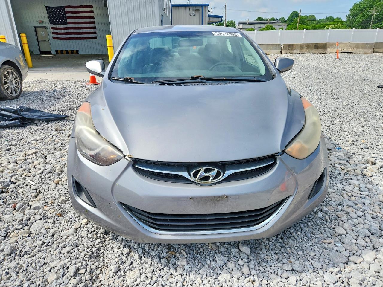 2011 Hyundai Elantra Gls Silver vin: KMHDH4AEXBU139605