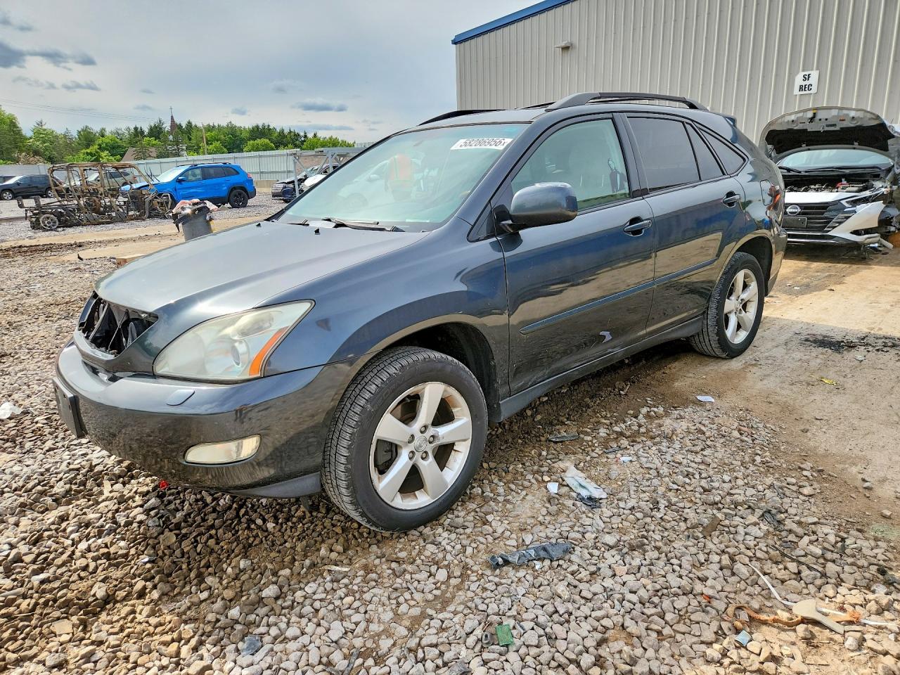 2007 Lexus Rx 350 Серый vin: JTJGK31U570006976