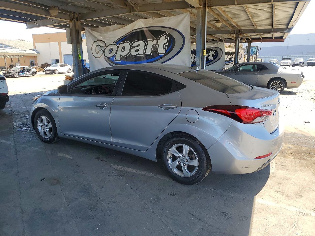 2015 Hyundai Elantra Se Gray vin: 5NPDH4AE7FH549301
