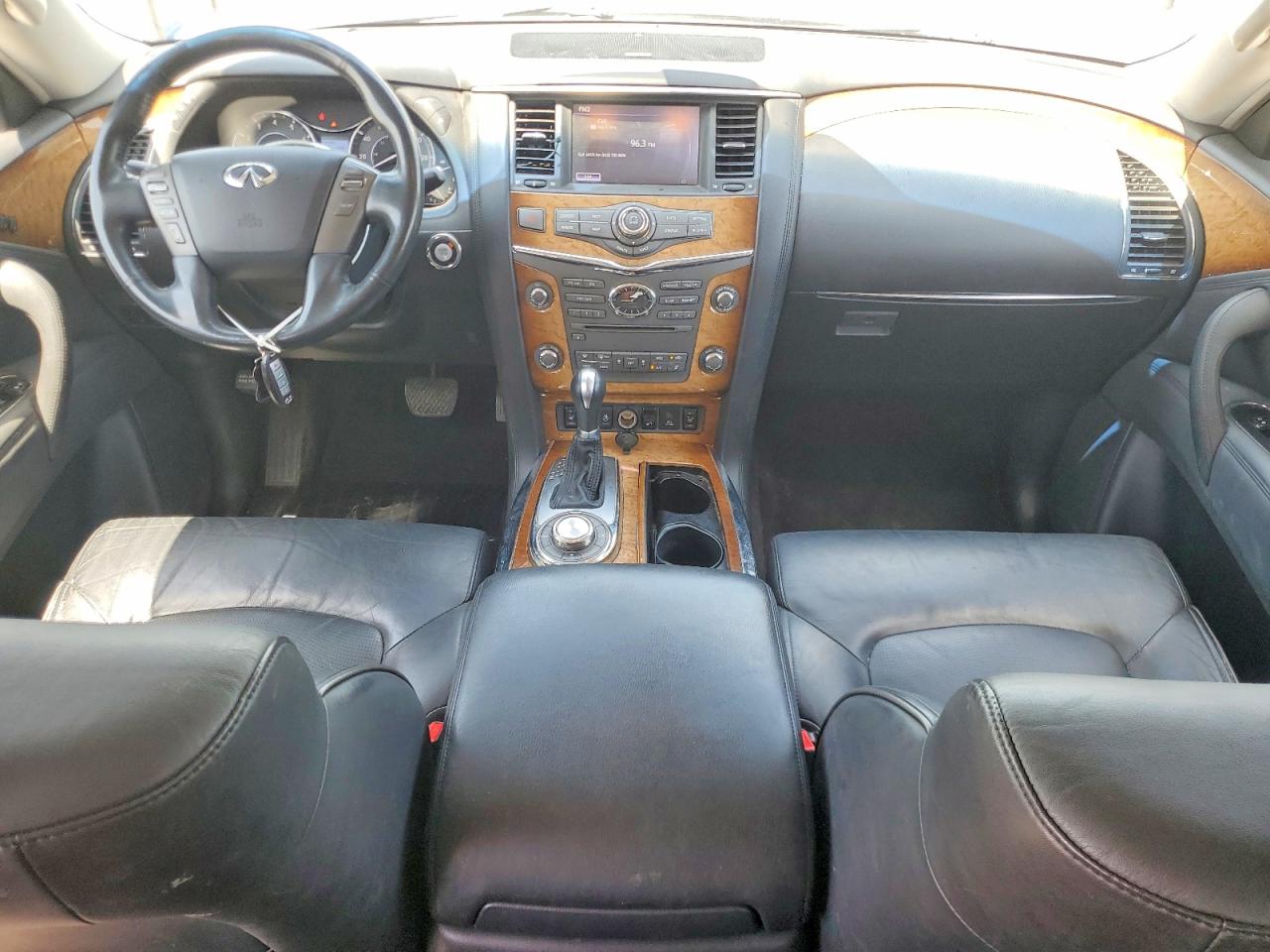 2012 Infiniti Qx56 Base Silver vin: JN8AZ2NE8C9018499