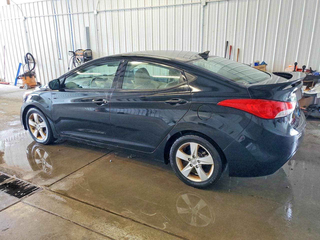 2013 Hyundai Elantra Gls Black vin: 5NPDH4AE6DH348406