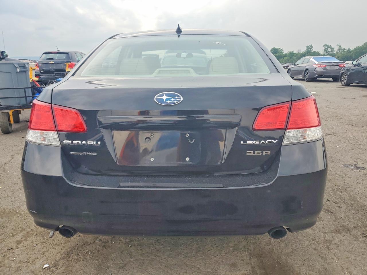 2012 Subaru Legacy 3.6r Limited Black vin: 4S3BMDK68C2004246