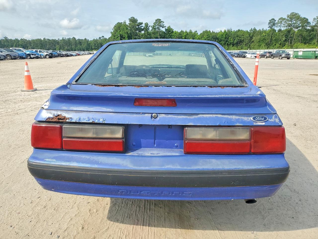 1989 Ford Mustang Lx Blue vin: 1FABP41E9KF187153