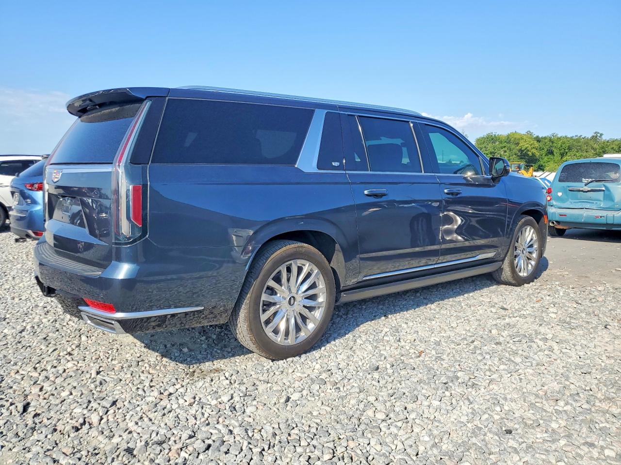 2021 Cadillac Escalade Esv Premium Luxury Platinum Blue vin: 1GYS4MKLXMR172818