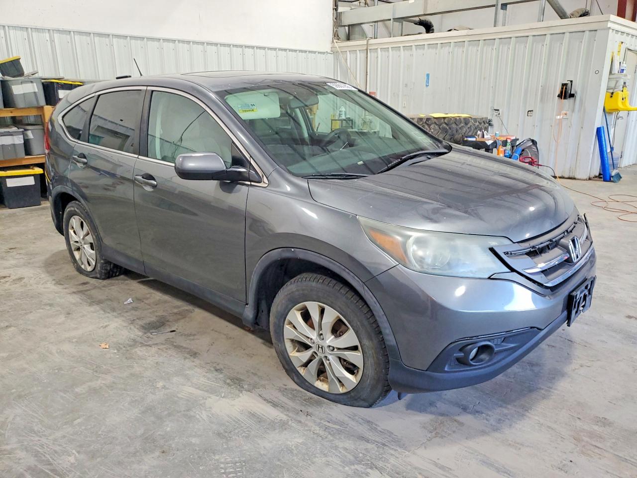 2014 Honda Cr-v Ex Gray vin: 5J6RM4H50EL049427