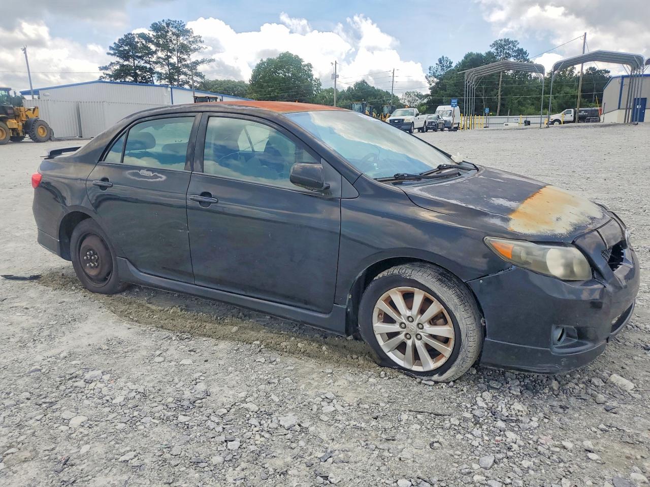 2010 Toyota Corolla S Black vin: 2T1BU4EE4AC501327