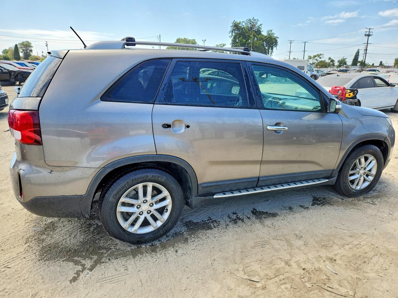 2015 Kia Sorento Lx Gray vin: 5XYKT4A68FG557154