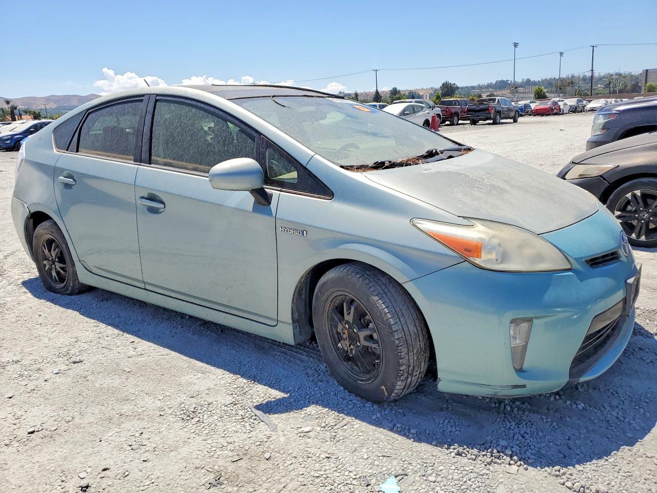 2012 Toyota Prius Three Teal vin: JTDKN3DU3C1611373