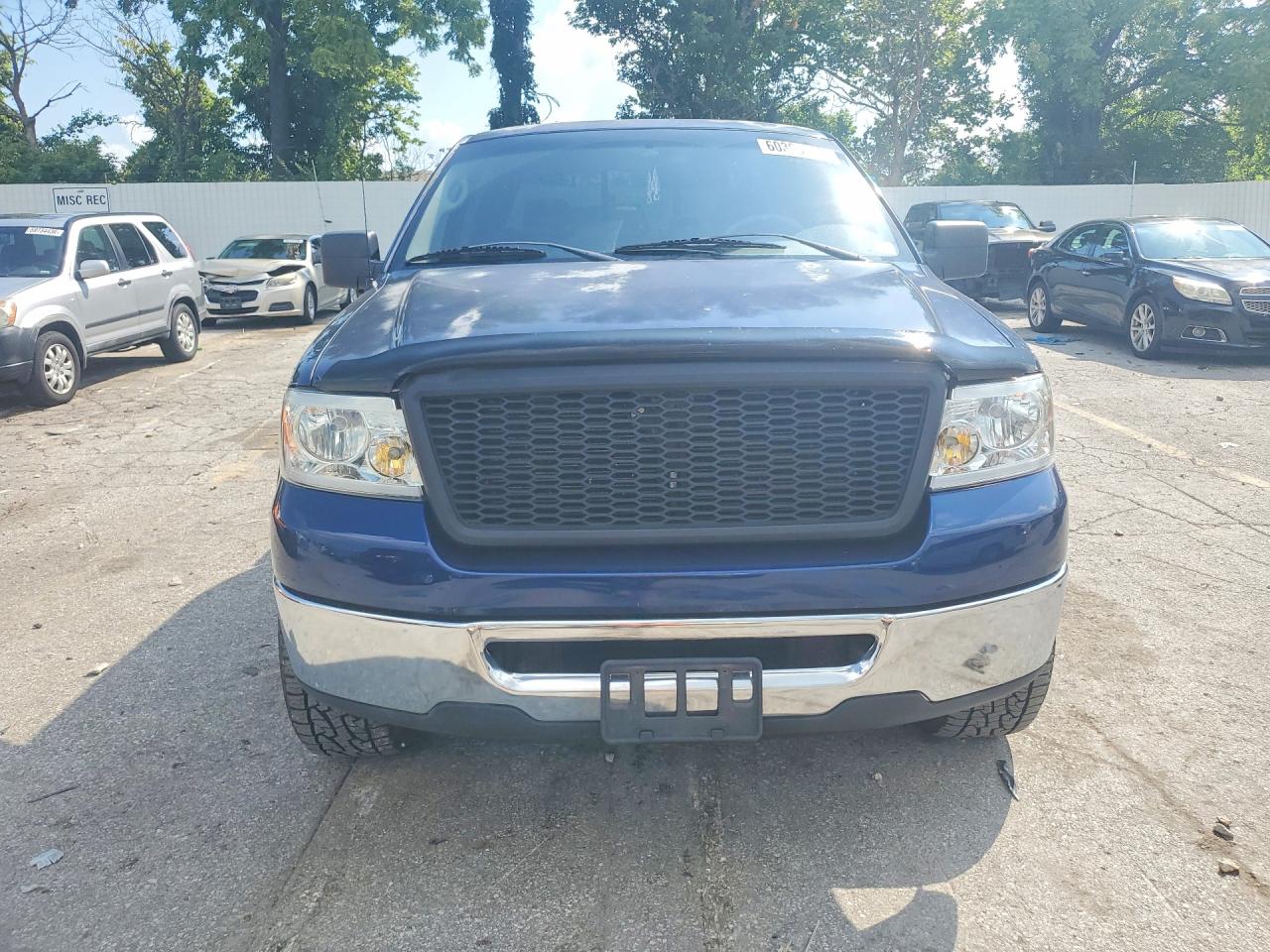 2007 Ford F150 Blue vin: 1FTPX12V17NA44952