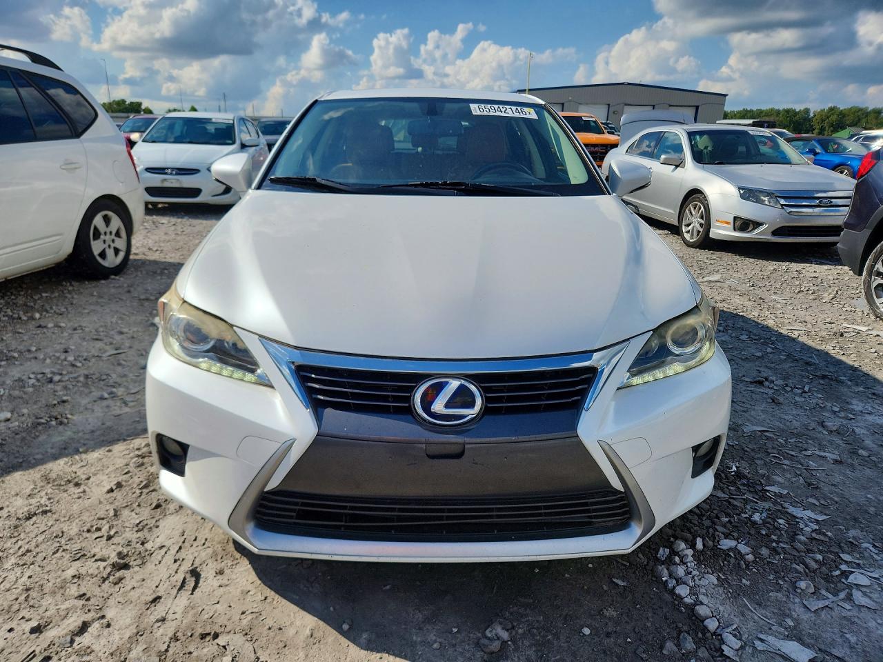 2015 Lexus Ct 200 White vin: JTHKD5BH3F2223643