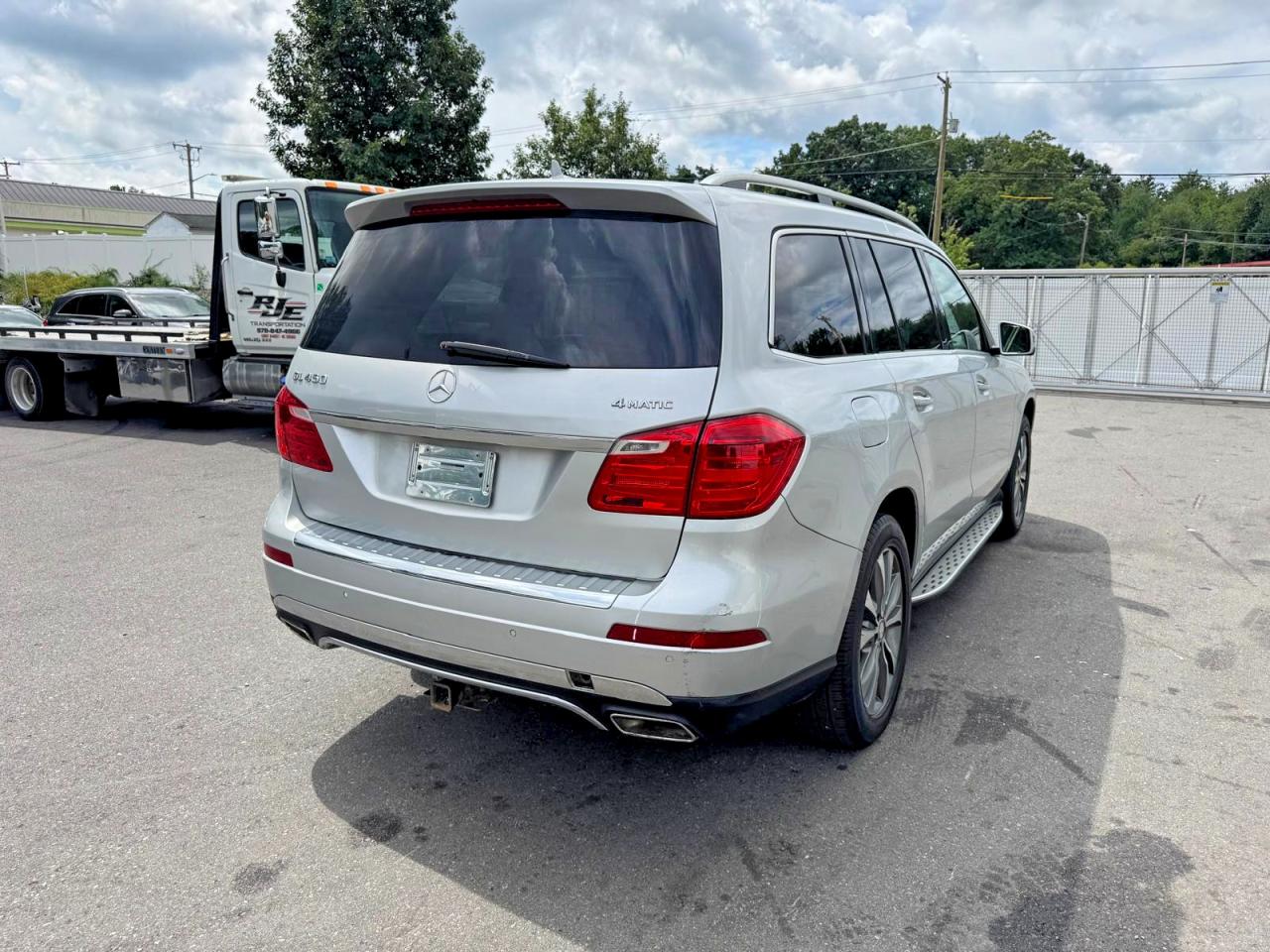 2015 Mercedes-benz Gl 450 4matic Silver vin: 4JGDF6EE5FA497469