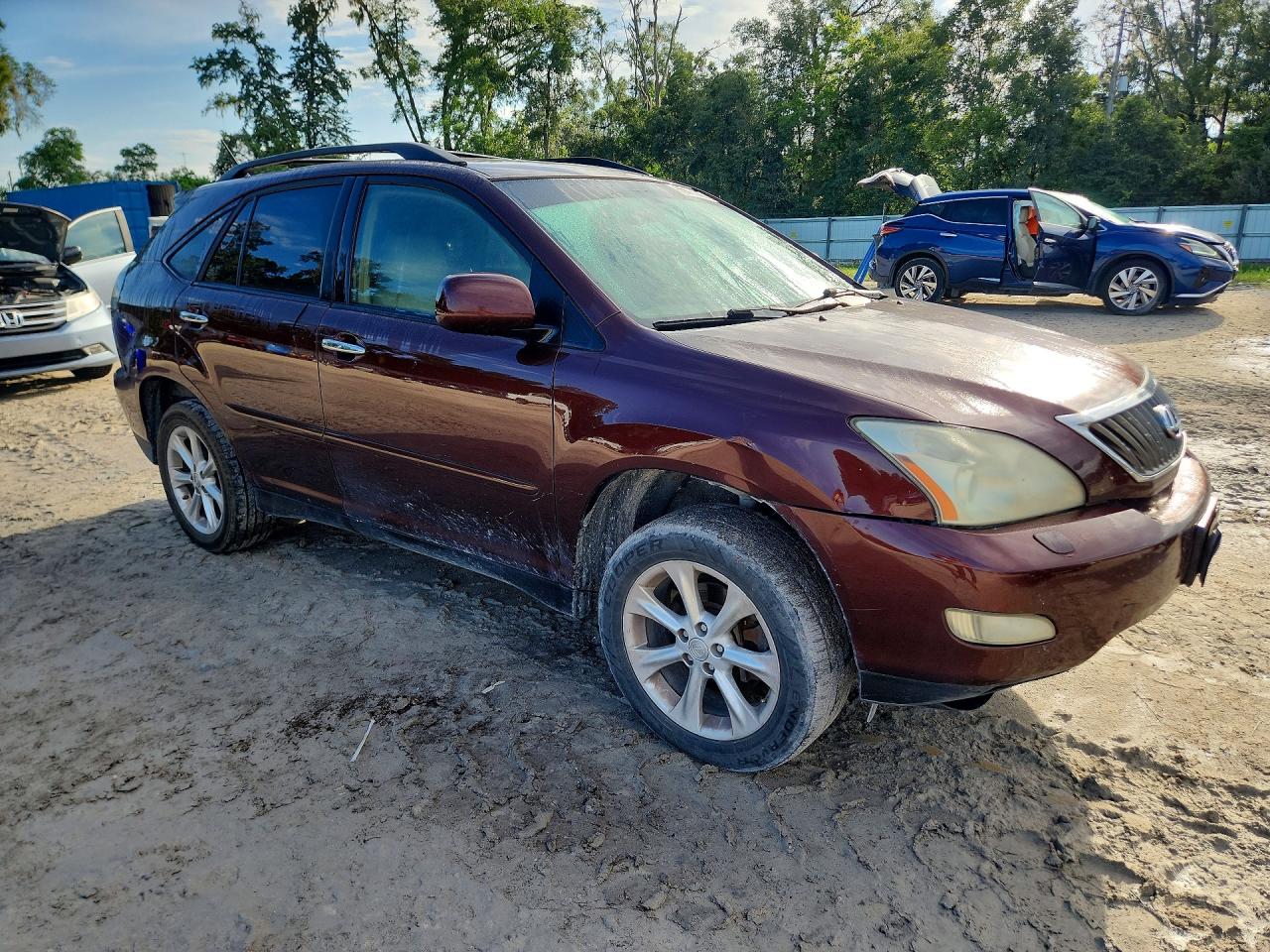 2009 Lexus Rx 350 Бордовый vin: JTJHK31U392856049