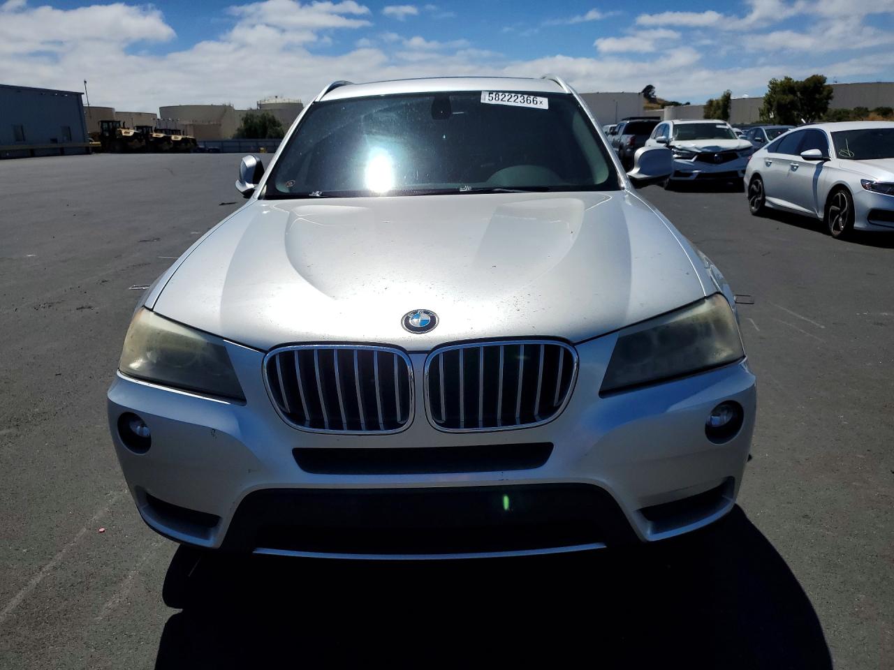 2011 Bmw X3 Xdrive28i Silver vin: 5UXWX5C51BL700622