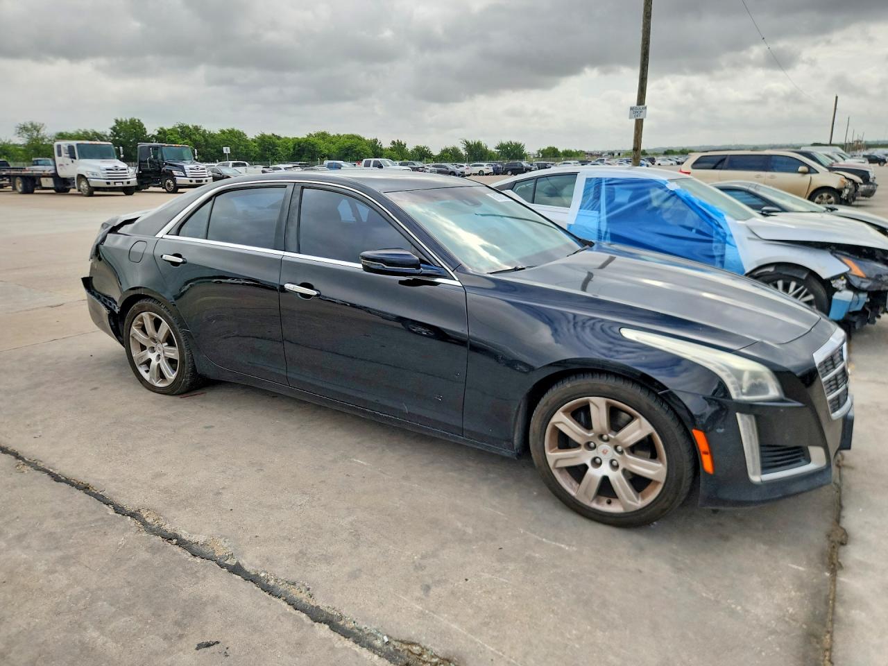 2014 Cadillac Cts Premium Collection Black vin: 1G6AT5S3XE0132712