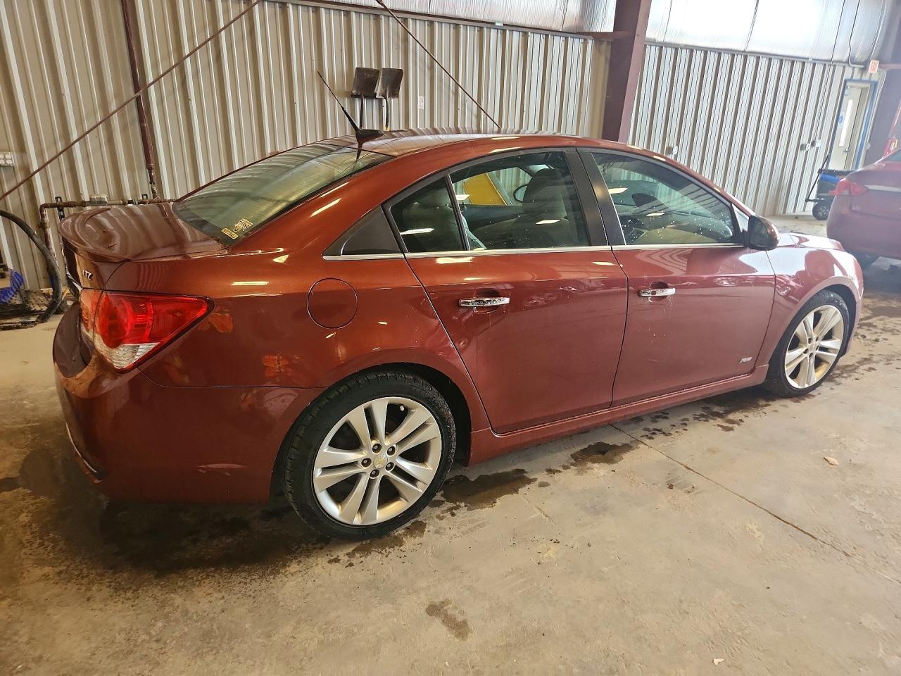 2012 Chevrolet Cruze Ltz Brown vin: 1G1PH5SC8C7249162