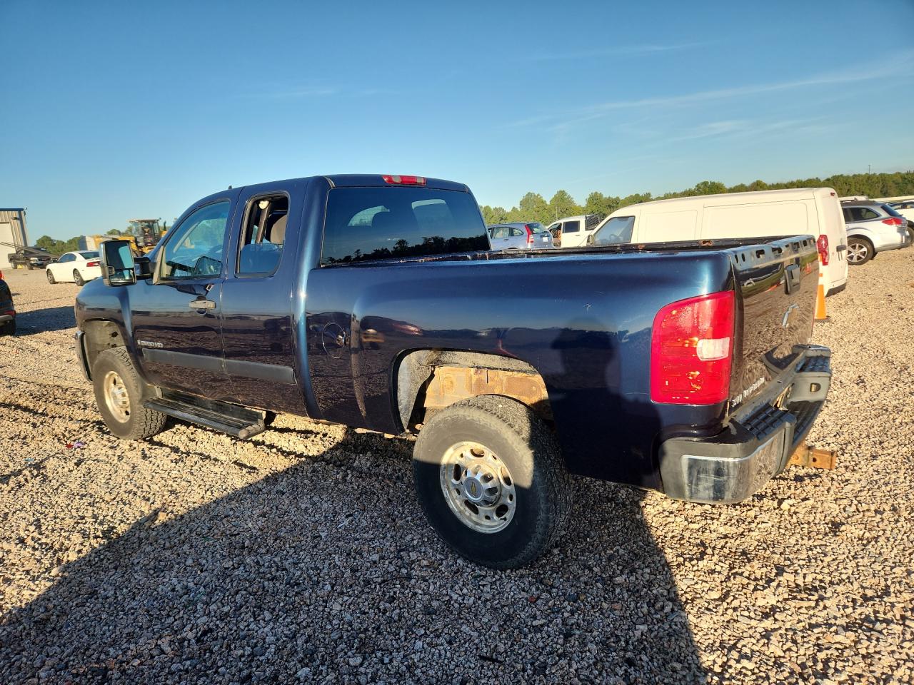 2007 Chevrolet Silverado K2500 Heavy Duty Синий vin: 1GCHK29K87E590006