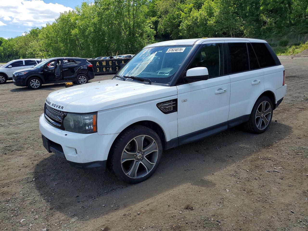 2012 Land Rover Range Rover Sport Hse Luxury Белый vin: SALSK2D40CA751537