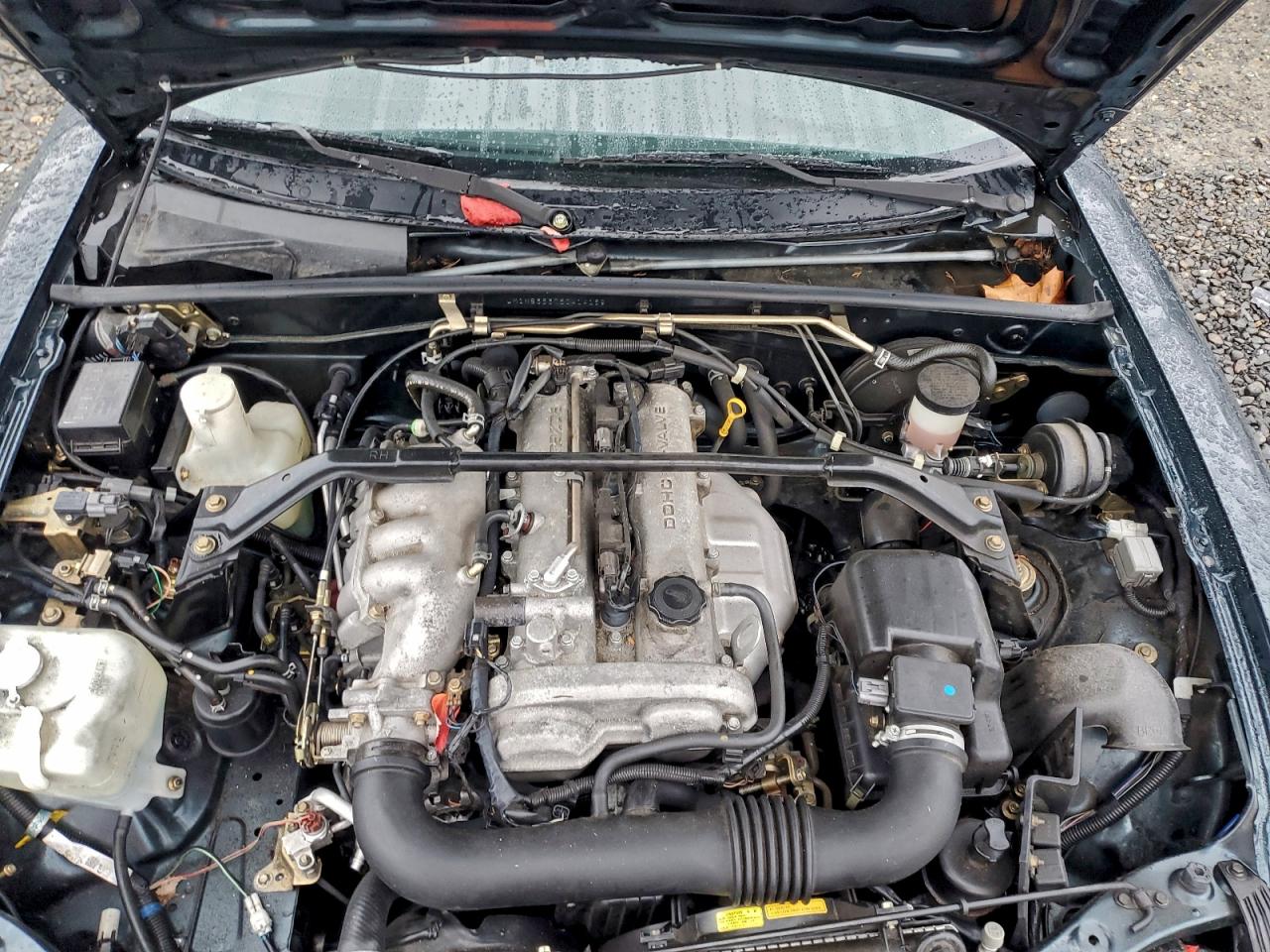 2005 Mazda Mx-5 Miata Base Charcoal vin: JM1NB353750414159