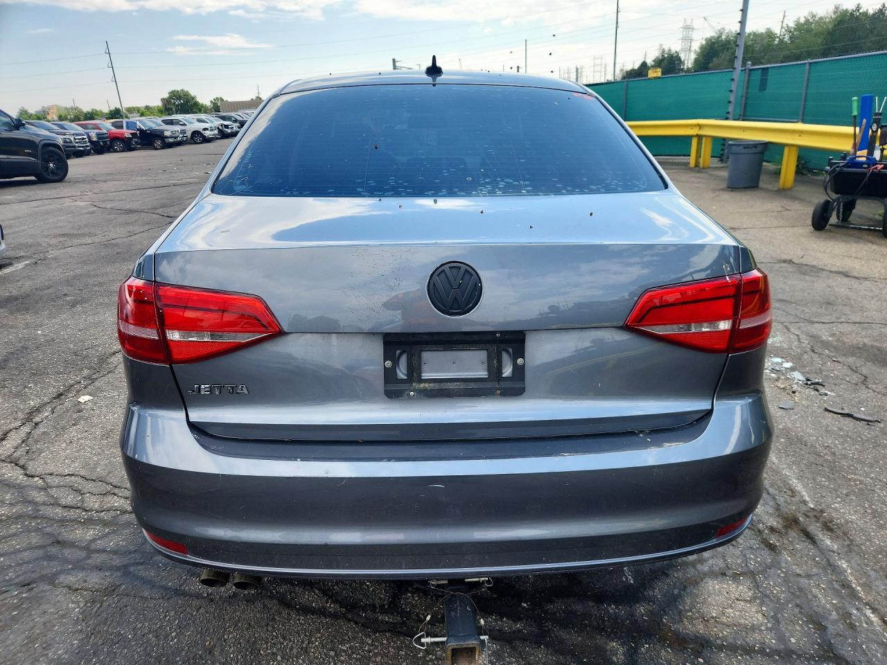 2015 Volkswagen Jetta Base Серый vin: 3VW1K7AJ6FM348094