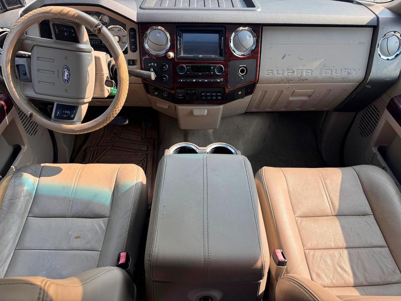 2008 Ford F450 Super Duty Белый vin: 1FTXW43RX8EA89539