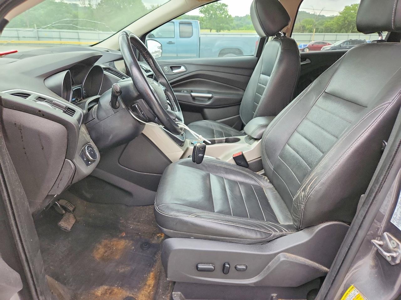 2013 Ford Escape Sel Gray vin: 1FMCU0HX1DUA04555