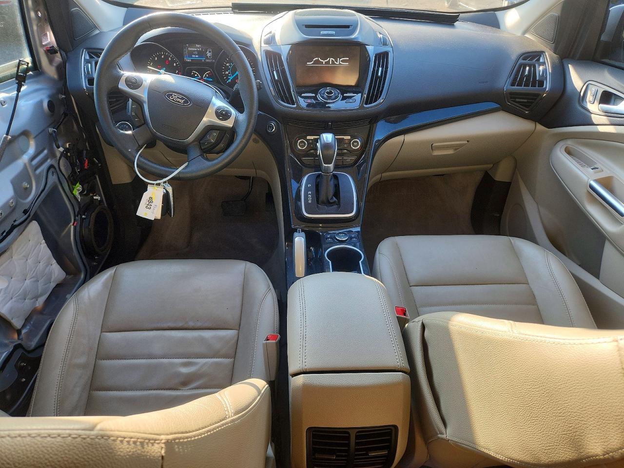 2014 Ford Escape Titanium Серебряный vin: 1FMCU0J97EUB56076
