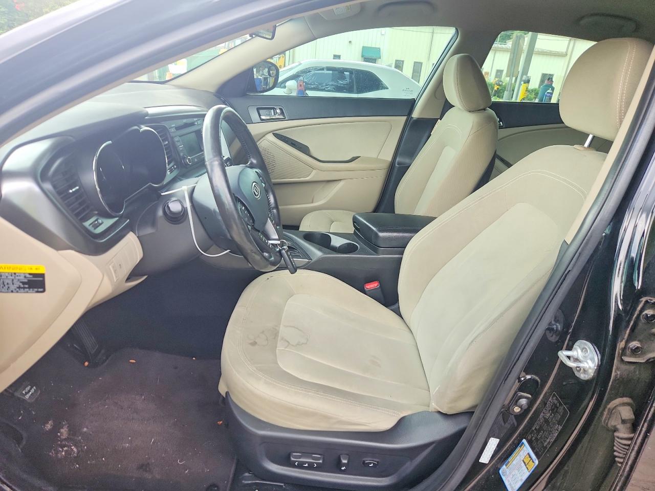 2012 Kia Optima Hybrid Black vin: KNAGM4ADXC5017064