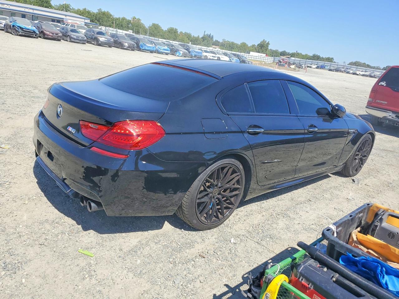 2014 Bmw M6 Gran Coupe Black vin: WBS6C9C58EDV73914