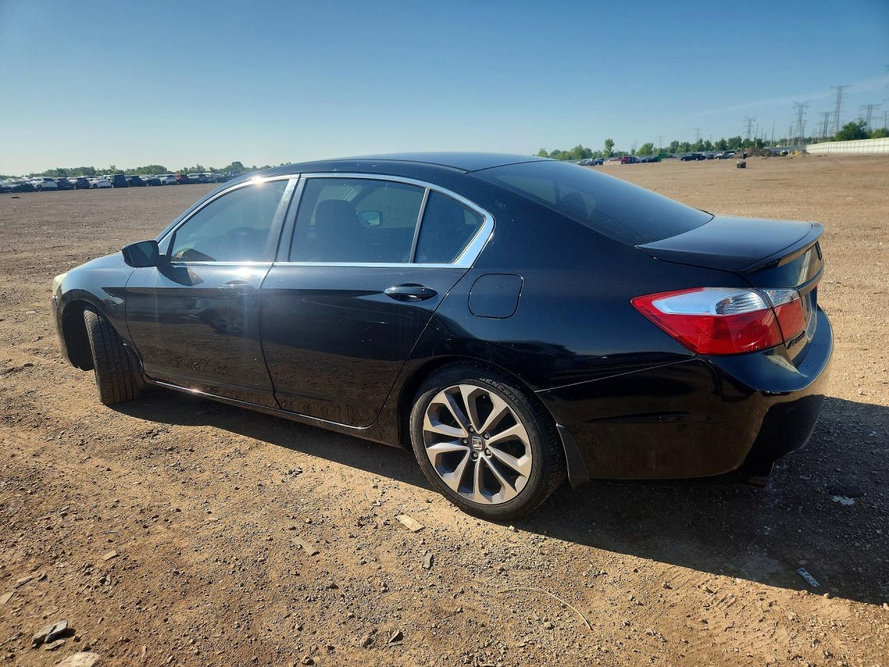 2014 Honda Accord Sport Черный vin: 1HGCR2F50EA280927