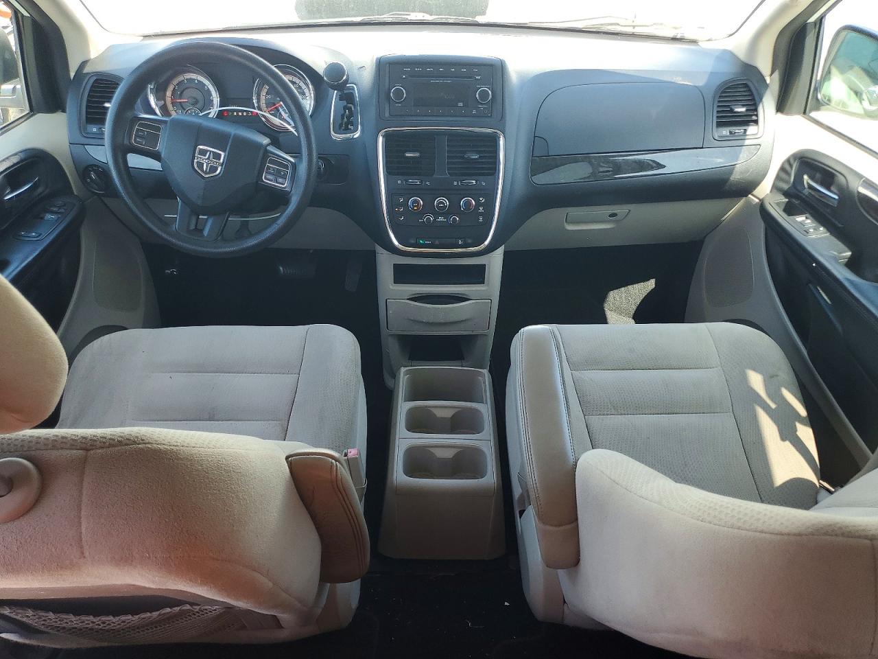 2015 Dodge Grand Caravan Se White vin: 2C4RDGBG9FR615949