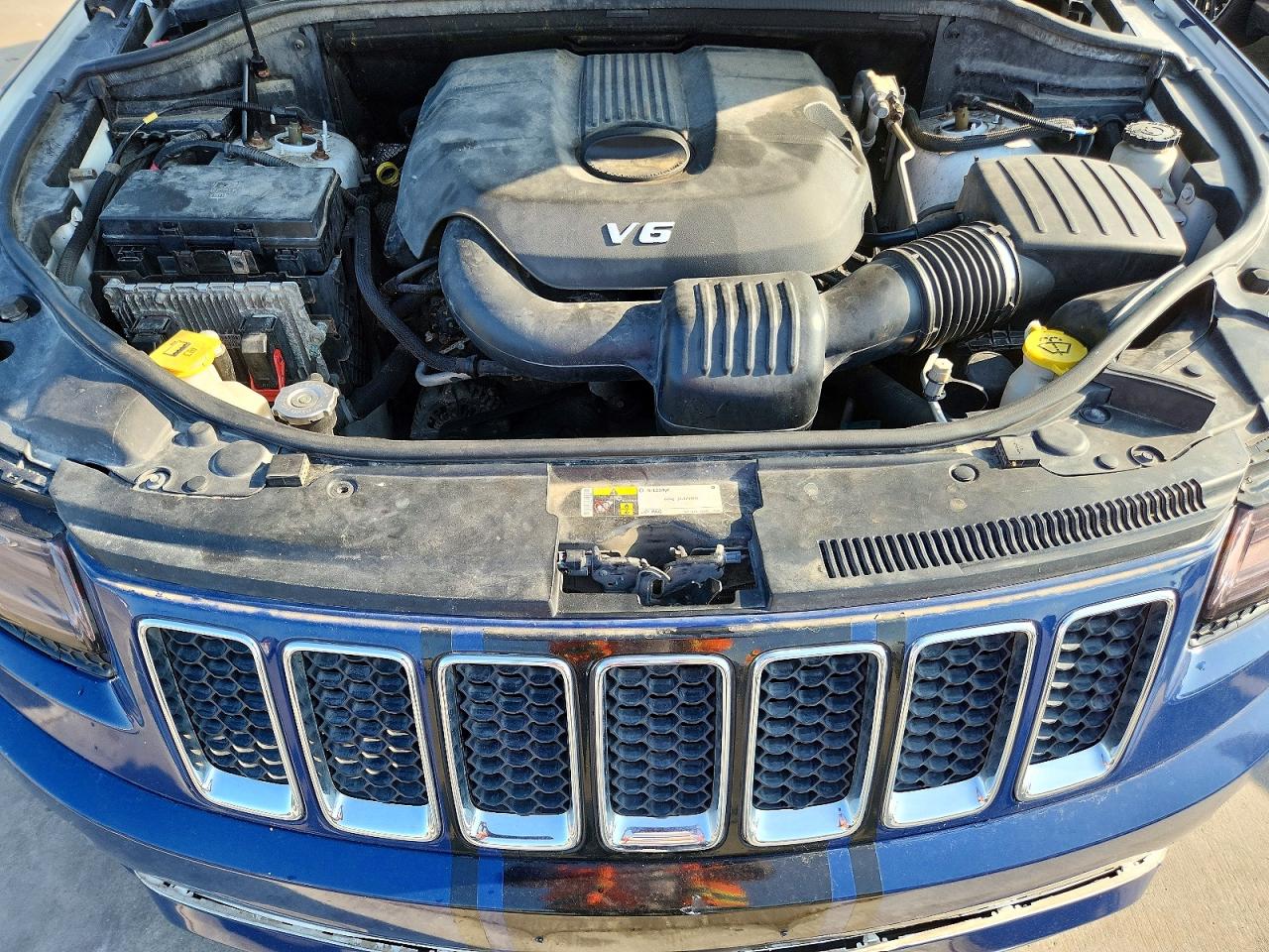 2015 Jeep Grand Cherokee Overland Blue vin: 1C4RJFCGXFC753333