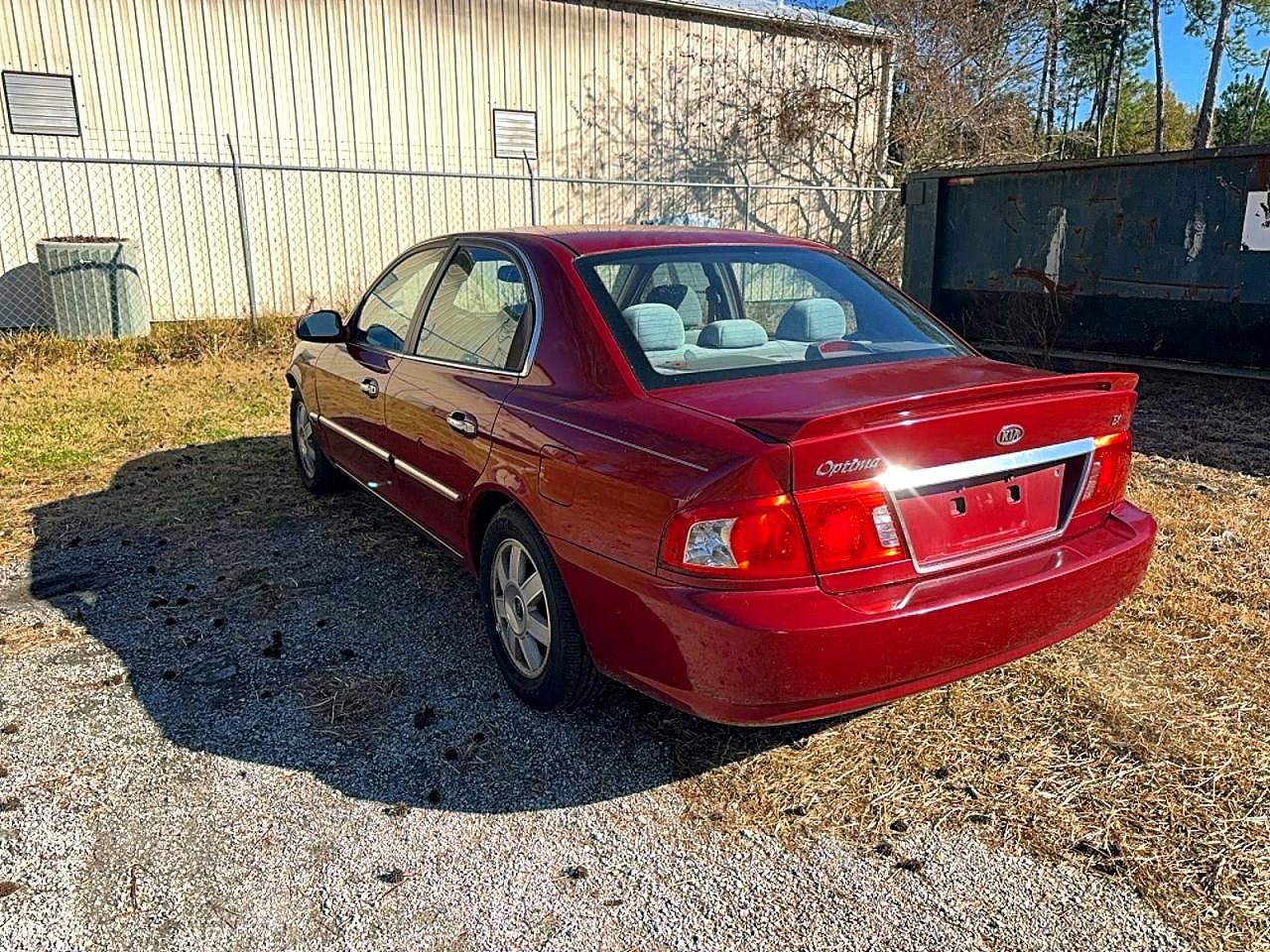 2004 Kia Optima Lx Бордовый vin: KNAGD126645321217