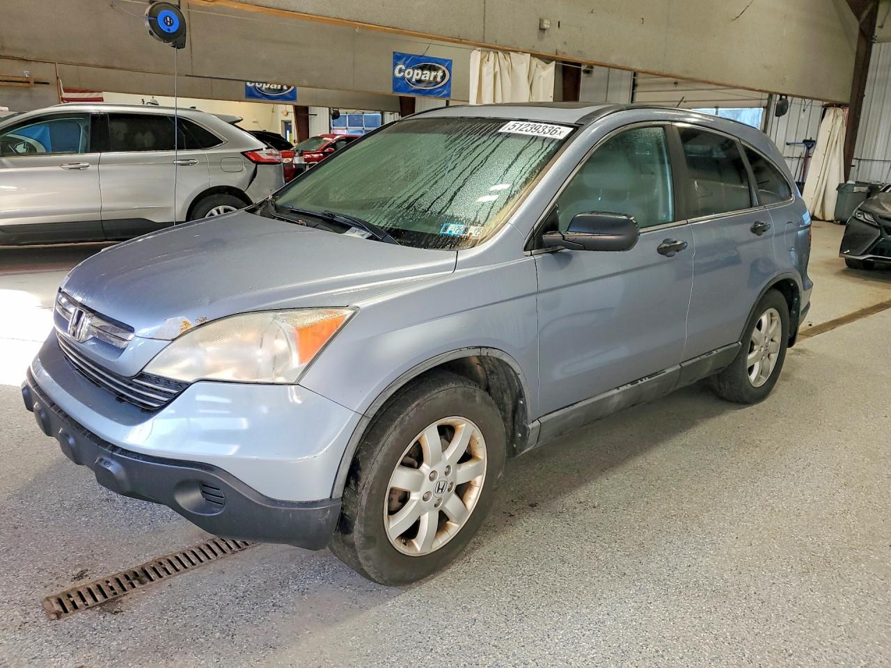 2008 Honda Cr-v Ex Blue vin: 5J6RE48568L036845