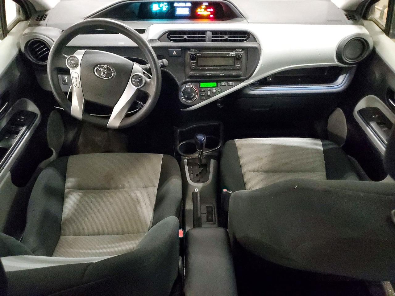 2012 Toyota Prius C Two White vin: JTDKDTB34C1017694
