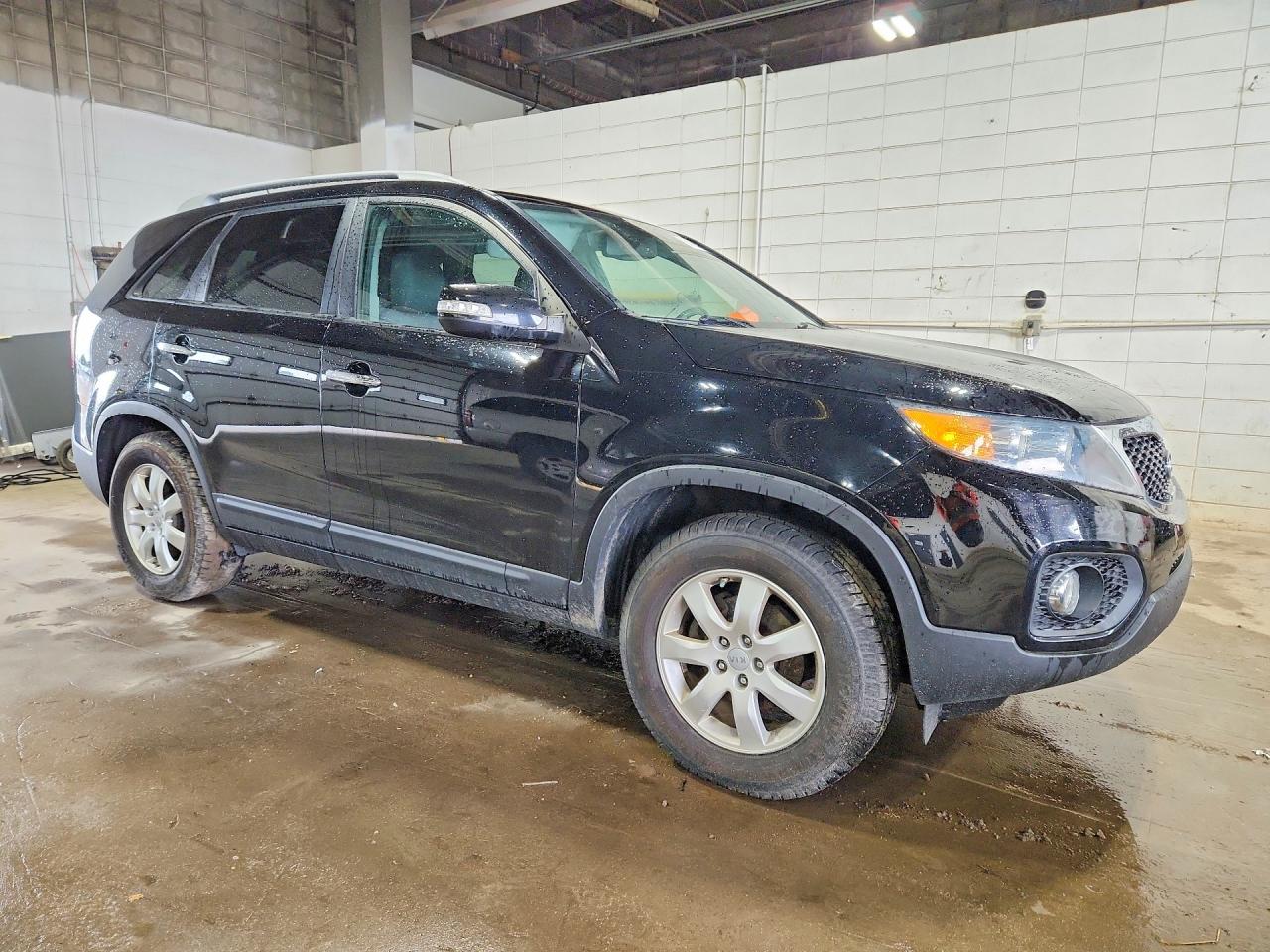 2012 Kia Sorento Lx Black vin: 5XYKT3A6XCG254138