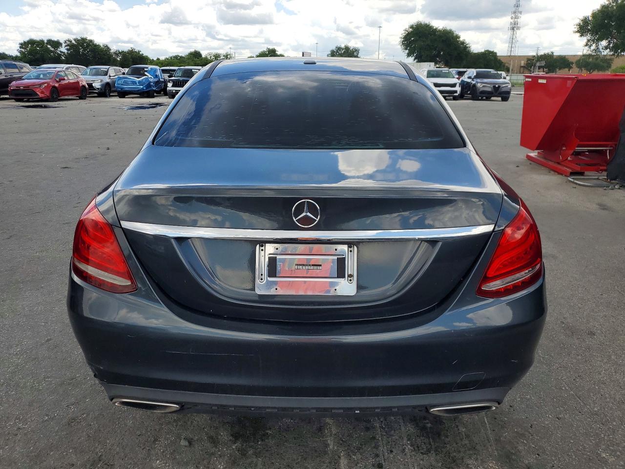 2015 Mercedes-benz C 300 Серый vin: 55SWF4JB5FU053477