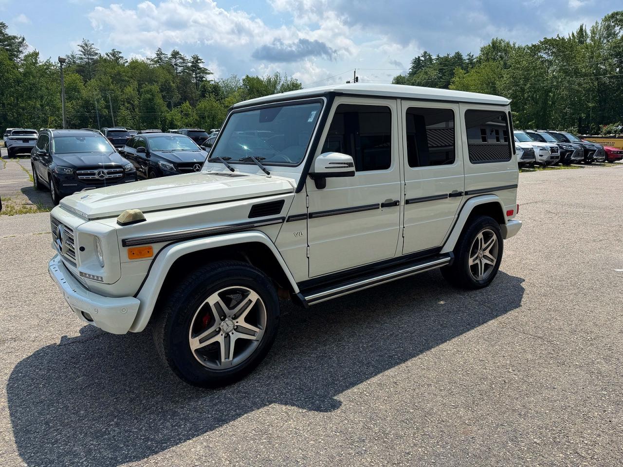 2013 Mercedes-benz G 550 White vin: WDCYC3HF2DX200700