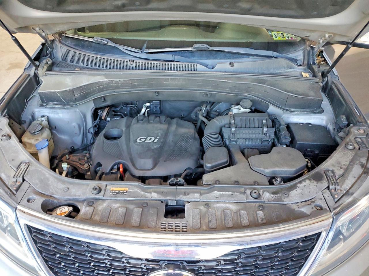 2014 Kia Sorento Lx Серебряный vin: 5XYKTCA6XEG523127