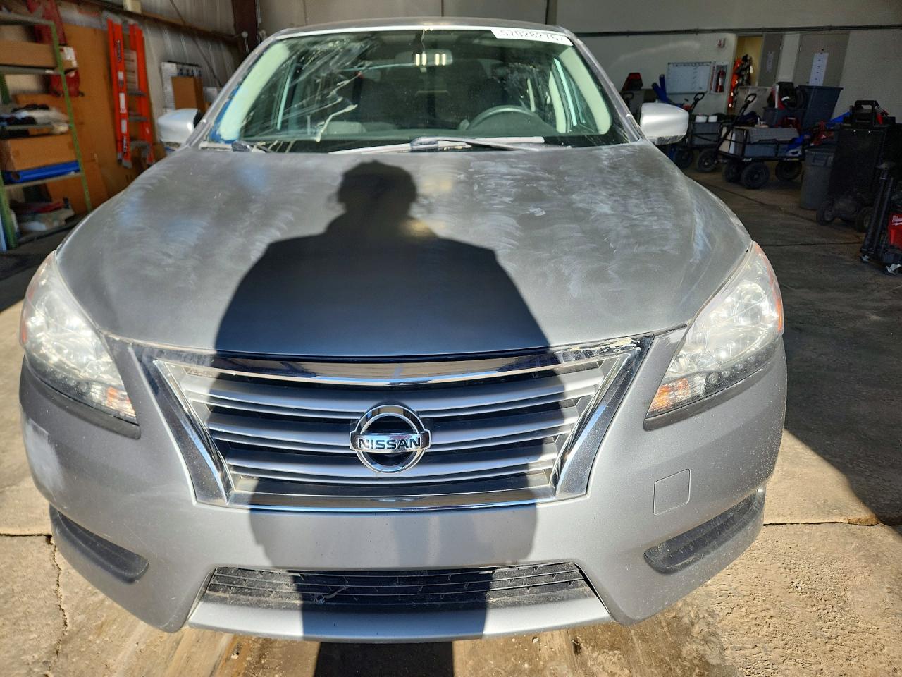 2013 Nissan Sentra S Gray vin: 3N1AB7AP7DL715632