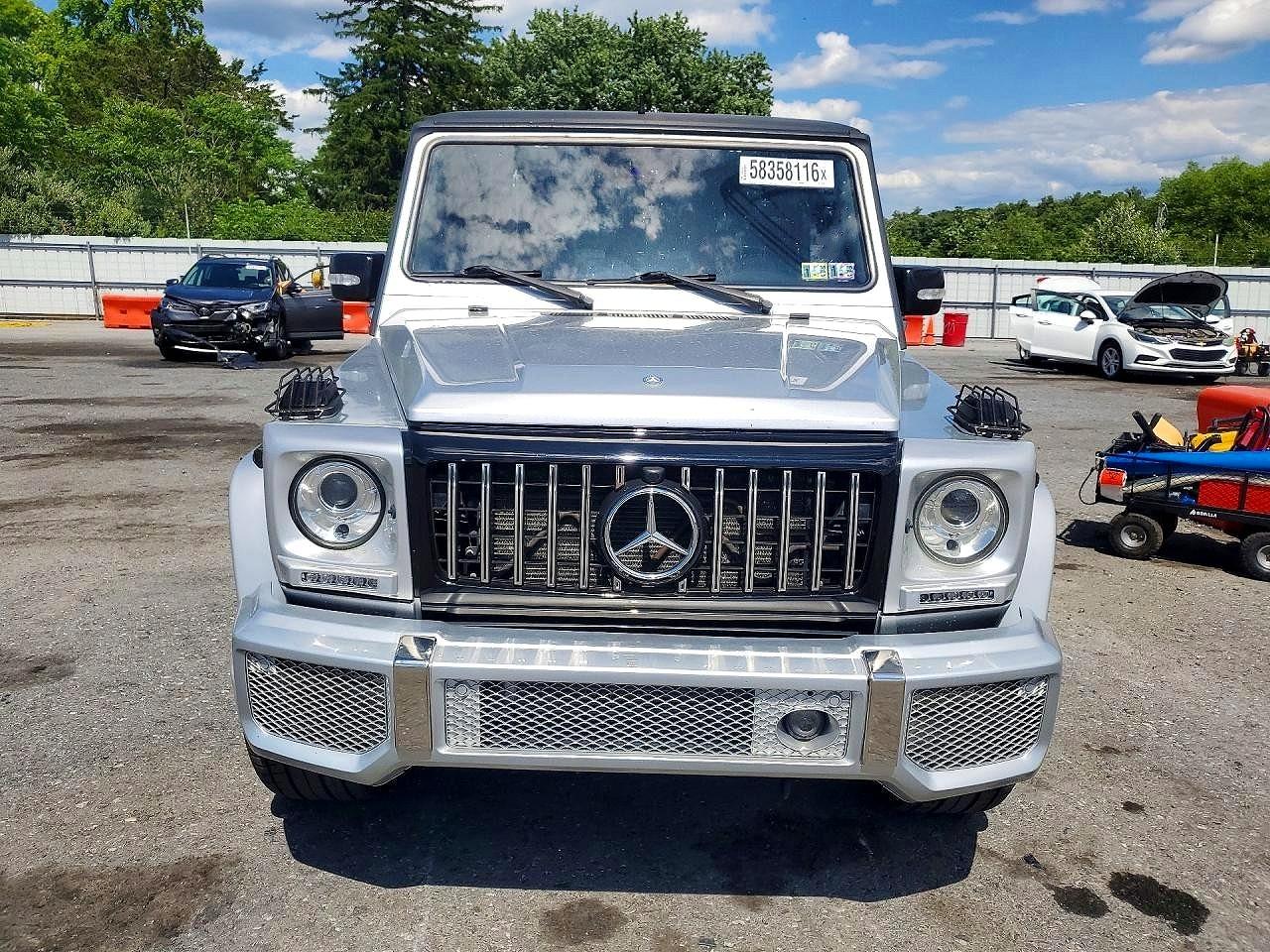 2007 Mercedes-benz G 55 Amg Silver vin: WDCYR71E57X168496