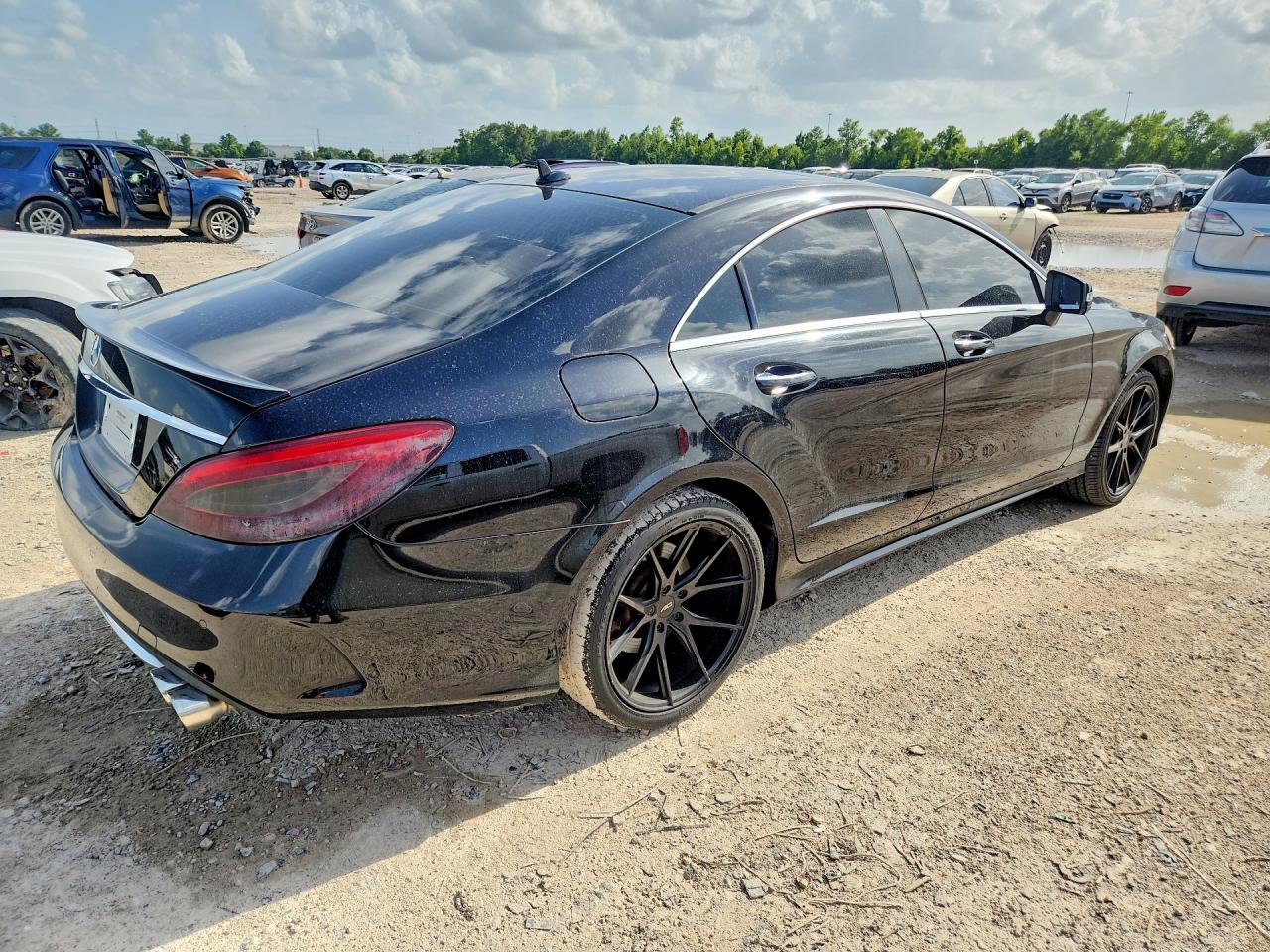 2015 Mercedes-benz Cls 550 Black vin: WDDLJ7DBXFA155291
