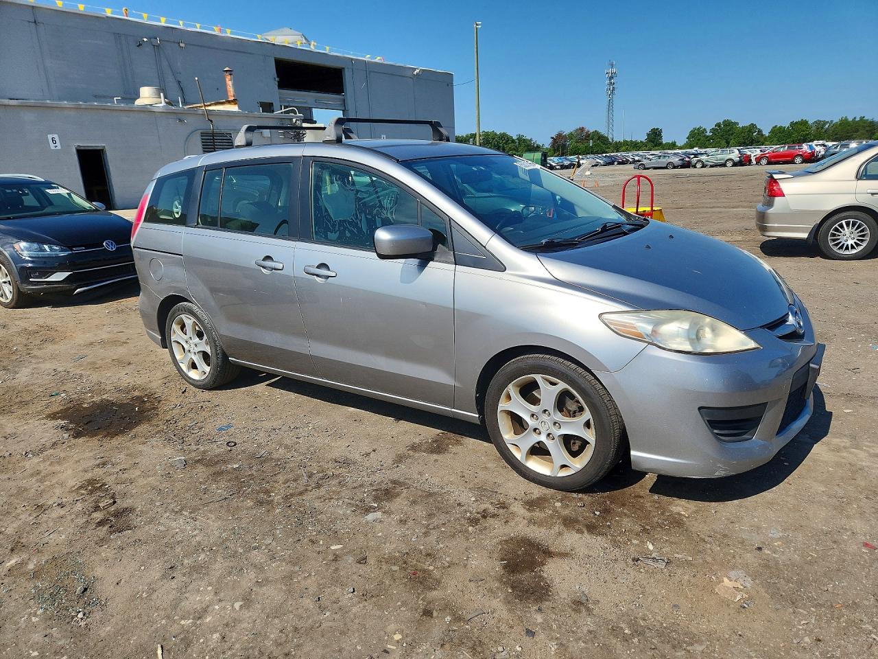 2010 Mazda 5 Серебряный vin: JM1CR2W31A0388633