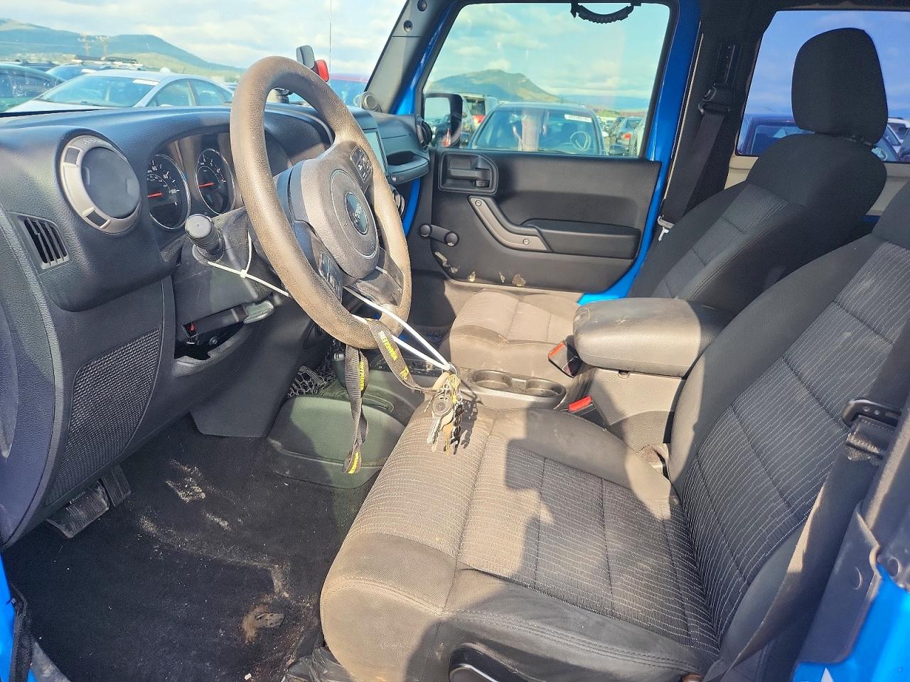 2011 Jeep Wrangler Sport Blue vin: 1J4AA2D13BL548926