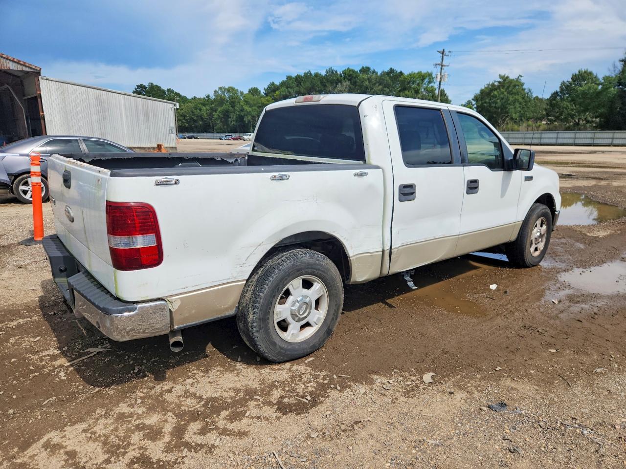 2008 Ford F150 Supercrew White vin: 1FTRW12W28FA93514