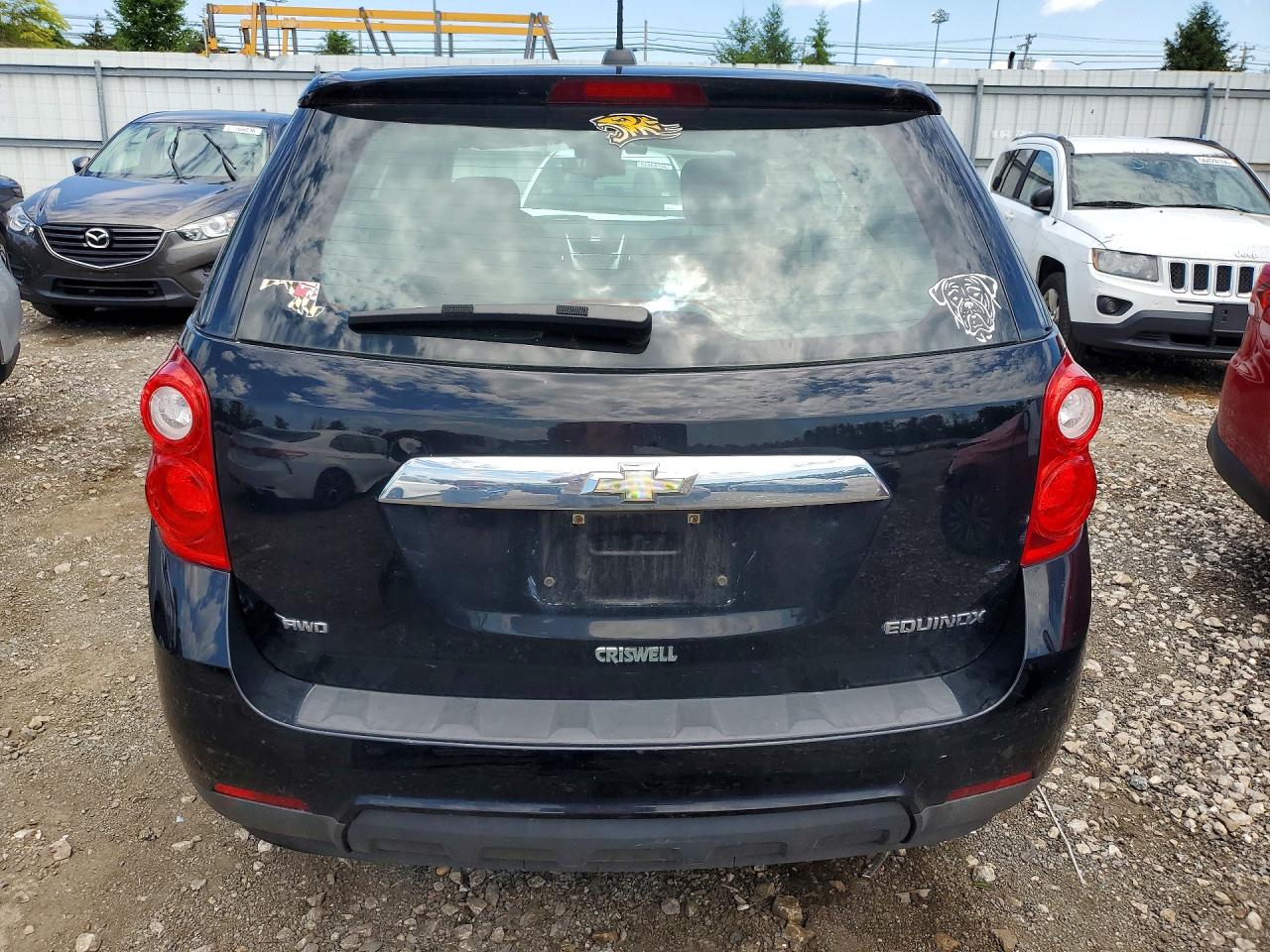 2015 Chevrolet Equinox Ls Black vin: 2GNFLEEK9F6183348
