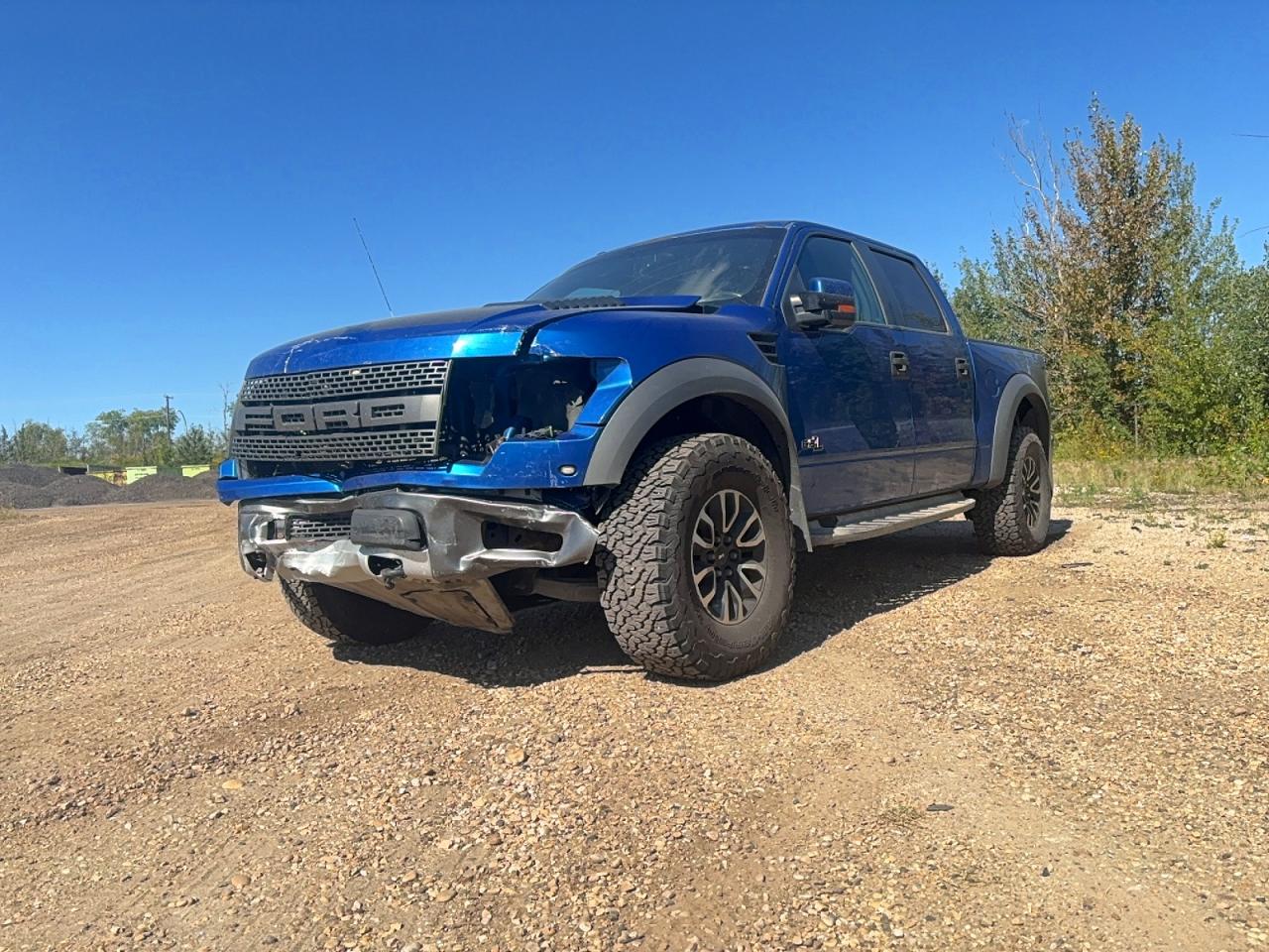 2013 Ford F150 Svt Raptor Blue vin: 1FTFW1R67DFB78755