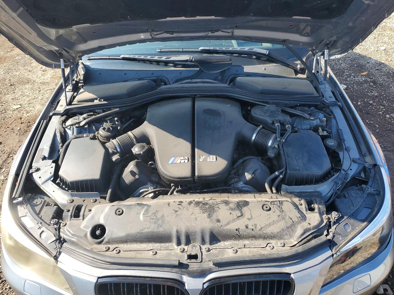 2006 Bmw M5 Gray vin: WBSNB93596B583301