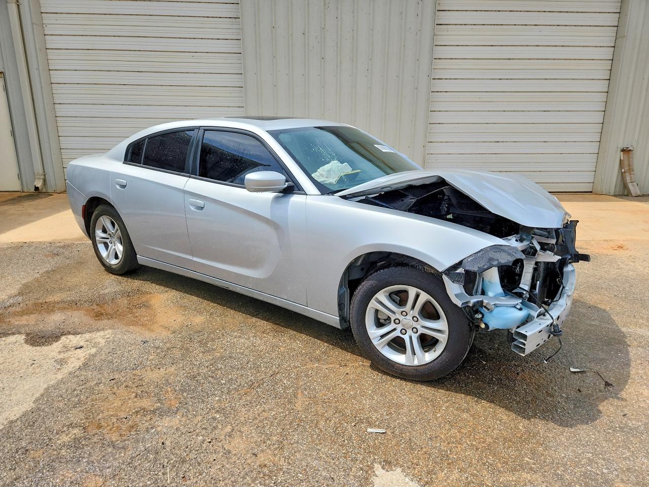 2022 Dodge Charger Sxt Silver vin: 2C3CDXBG5NH208189