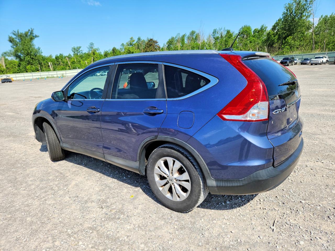 2013 Honda Cr-v Exl Blue vin: 2HKRM4H78DH678122